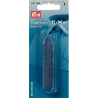 Abverkauf -405262 Kragenstäbchen KST 15 x 80 mm transparent - KTE á 24 ST