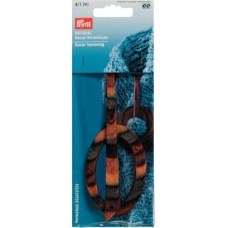Abverkauf - 417741 Decor-Verschluss naturlook oval - KTE á 1 St