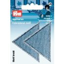 925471 Applikation Dreiecke groß Jeans hell - KTE...