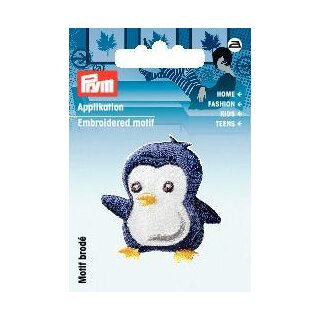 Abverkauf - 925549 Applikation Pinguin blau - KTE á 1 St