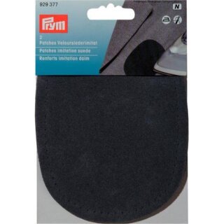 929038 Patches Velourslederimitat (bügeln) 10 x 14 cm  jeansblau - KTE á 2 ST