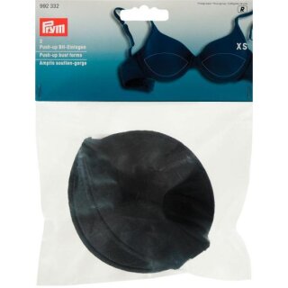 Abverkauf - 992332 Push-up BH-Einlagen Gr. XS schwarz KTE á 2 St