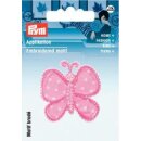 Abverkauf - 923103 Applikation Schmetterling rosa KTE...