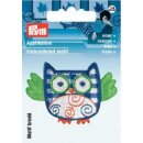 923100 Applikation Eule blau/grün - KTE á 1 ST