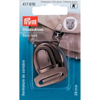 417976 Steckschloss 26 mm altsilber - KTE á 1 ST