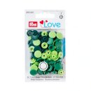 393001 Prym Love Druckknopf Color KST 12,4 mm grün - KTE á 30 ST