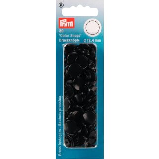 393105 NF Druckkn Color Snaps rund 12,4 mm schwarz - KTE á 30 ST