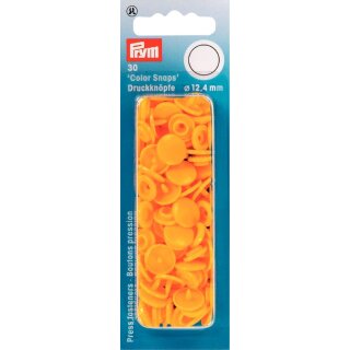 393110 NF Druckkn Color Snaps rund 12,4 mm gelb - KTE á 30 ST