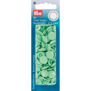 393119 NF Druckkn Color Snaps rund 12,4 mm mint - KTE á 30 ST