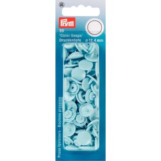 393120 NF Druckkn Color Snaps rund 12,4 mm hellblau - KTE á 30 ST