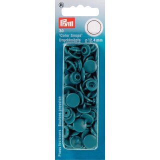 393127 NF Druckkn Color Snaps rund 12,4 mm dunkeltürkis - KTE á 30 ST