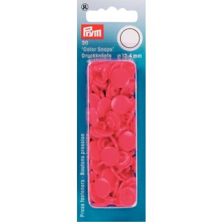 393133 NF Druckkn Color Snaps rund 12,4 mm himbeer - KTE á 30 ST