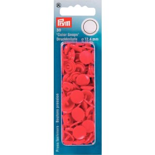 393138 NF Druckkn Color Snaps rund 12,4 mm rot - KTE á 30 ST