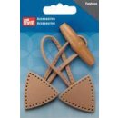 417712 Knebelverschluss 15 x 5 cm beige - KTE á 1 ST