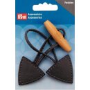Abverkauf -417716 Knebelverschluss 15 x 5 cm anthrazit -...