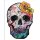 Abverkauf - 926041 Applikation Totenkopf bunt KTE á 1 St