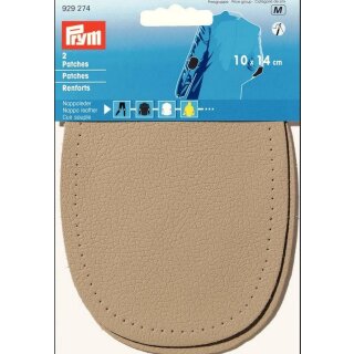 929274 Patches Nappaleder (nähen) 10 x 14 cm beige - KTE á 2 ST
