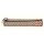 Abverkauf - 612274 Stricknadelrolle Polka Dots beige/burgund ST á 1 St