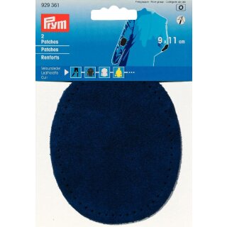 929361 Patches Veloursleder (nähen) 9 x 11 cm marine - KTE á 2 ST