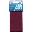 929392 Flickstoff CO (bügeln) 12 x 45 cm dunkelrot -...