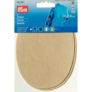 929382 Patches Velourslederimitat (bügeln) 10 x 14 cm sand - KTE á 2 ST