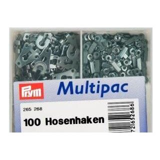 Abverkauf - 265273 Hosen/Rockhaken und Stege 12 mm schwarz KAR á 100 St