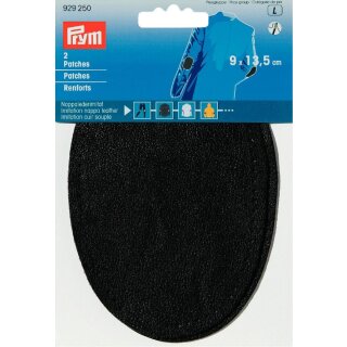 929250 Patches Nappalederimitat (nähen) 9 x 13,5 cm schwarz - KTE á 2 ST