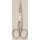 Stickschere 4" / 10 cm gerade / vernickelt
