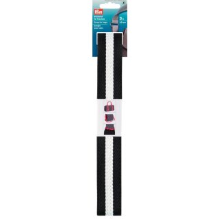 965200 Gurtband für Taschen 40 mm schwarz/weiß - KTE á 3 M