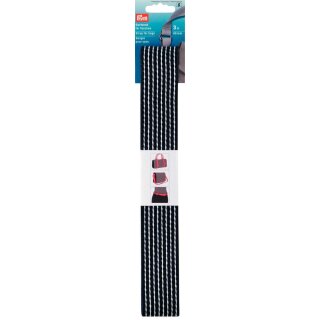 965203 Gurtband für Taschen 40 mm blau/weiß gestreift - KTE á 3 M