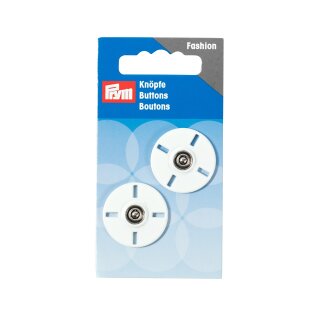 341932 Annäh-Druckknöpfe 25 mm weiß - KTE á 2 ST