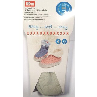 975302 Ledersohlen Haus-Hüttenschuhe Gr. 24-26 - KTE á 1 PAA