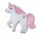 923212 Applikation Einhorn weiß/rose - KTE á 1 ST