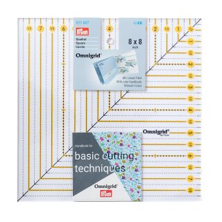 611657 Patchwork-Lineal Square 8 x 8 inch Omnigrid - KTE á 1 ST