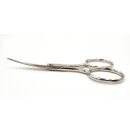Stickschere vernickelt gebogen 5" / 13 cm