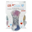 390740 Prym Love Druckknopf Jersey Color MS 8 mm 6 Farben...