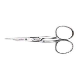 Stickschere 3,5" / 9 cm / gebogen / Linkshand