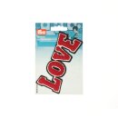 926677 Applikation LOVE rot/schwarz/weiß - KTE...