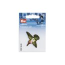 Abverkauf - 924306 Applikation Kolibri grün/bunt -...