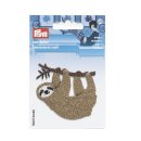 923222 Applikation Faultier glänzend braun - KTE...