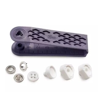 390610 NF-Druckknopf Jersey Annähoptik VA 12 mm weiß - KTE á 7 ST