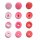 393600 Prym Love Color Snaps Mini Annähoptik rosa - KTE á 36 ST