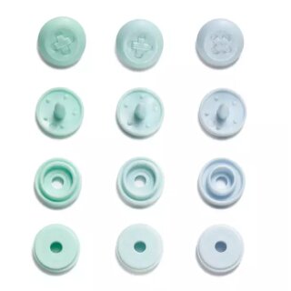 393601 Prym Love Color Snaps Mini Annähoptik hellblau - KTE á 36 ST