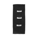 417608 Bunderweiterung Haken schwarz 80 x 35 mm - KTE...