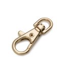 417899 Karabinerhaken 7 x 38 mm new gold - KTE á 1 ST