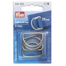 555405 Halbrundringe 25 mm gunmetal - KTE á 4 ST
