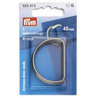 555415 Halbrundringe 40 mm gunmetal - KTE á 2 ST