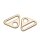 615831 Triangel-Ringe mit Steg 25 mm new gold - KTE á 2 ST