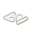 615832 Triangel-Ringe mit Steg 25 mm silberfarbig - KTE...