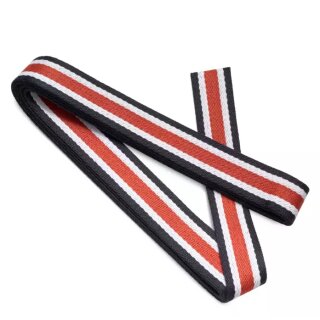 965216 Gurtband für Taschen 40mm beige/blau/rot - KTE á 3 m